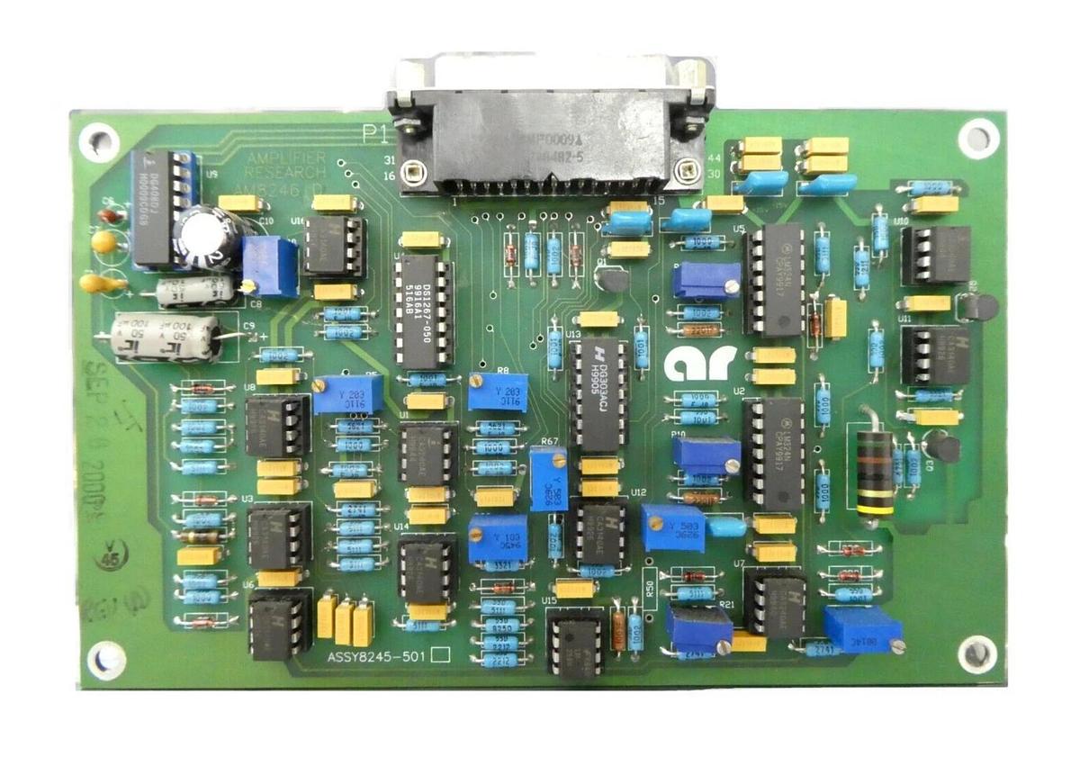 Used Amplifier Research 8245-501 Processor PCB Solid-State RF Amp 3500A100M1 Working