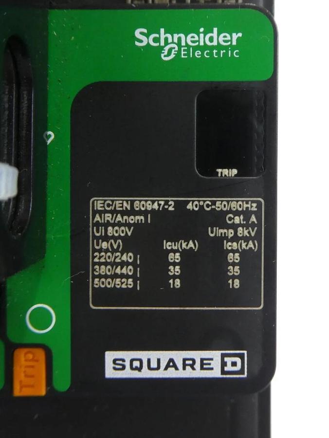 Used Schneider Electric BGF36025 3 Pole Circuit Breaker PowerPacT Lot of 3 Working