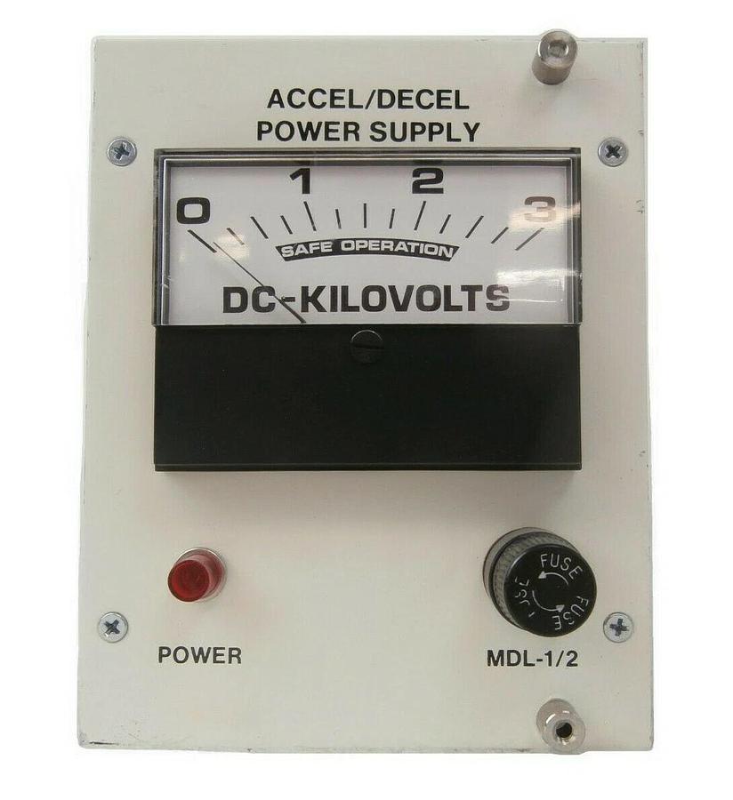 Used Varian 04073001 Accel/Decel Power Supply MDL-1/2 Damaged Connector As-Is
