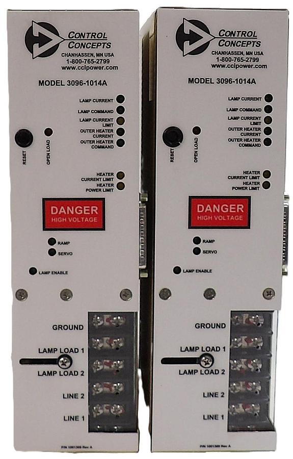 Used Control Concepts 3096-1014A SCR Power Controller AMAT Lot of 2 Working