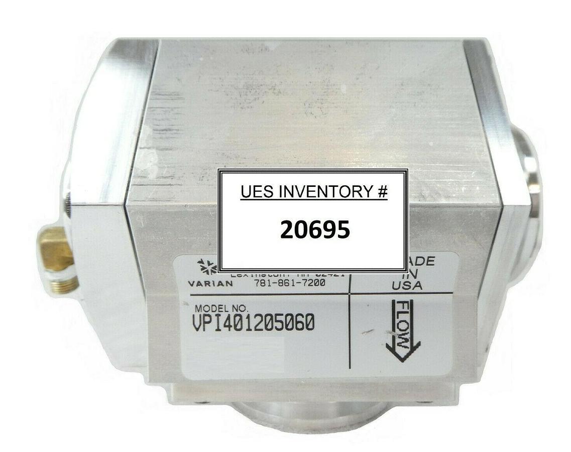 Used Varian Vacuum Technologies VPI401205060 Vacuum Pump Isolation Valve VPI Working
