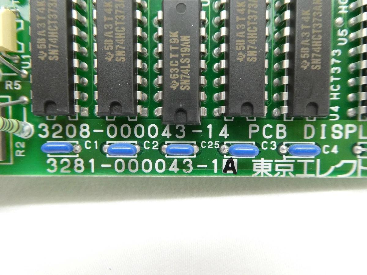 Used TEL Tokyo Electron 3281-000043-1A Display Driver PCB Card 3208-00043-14 P-8