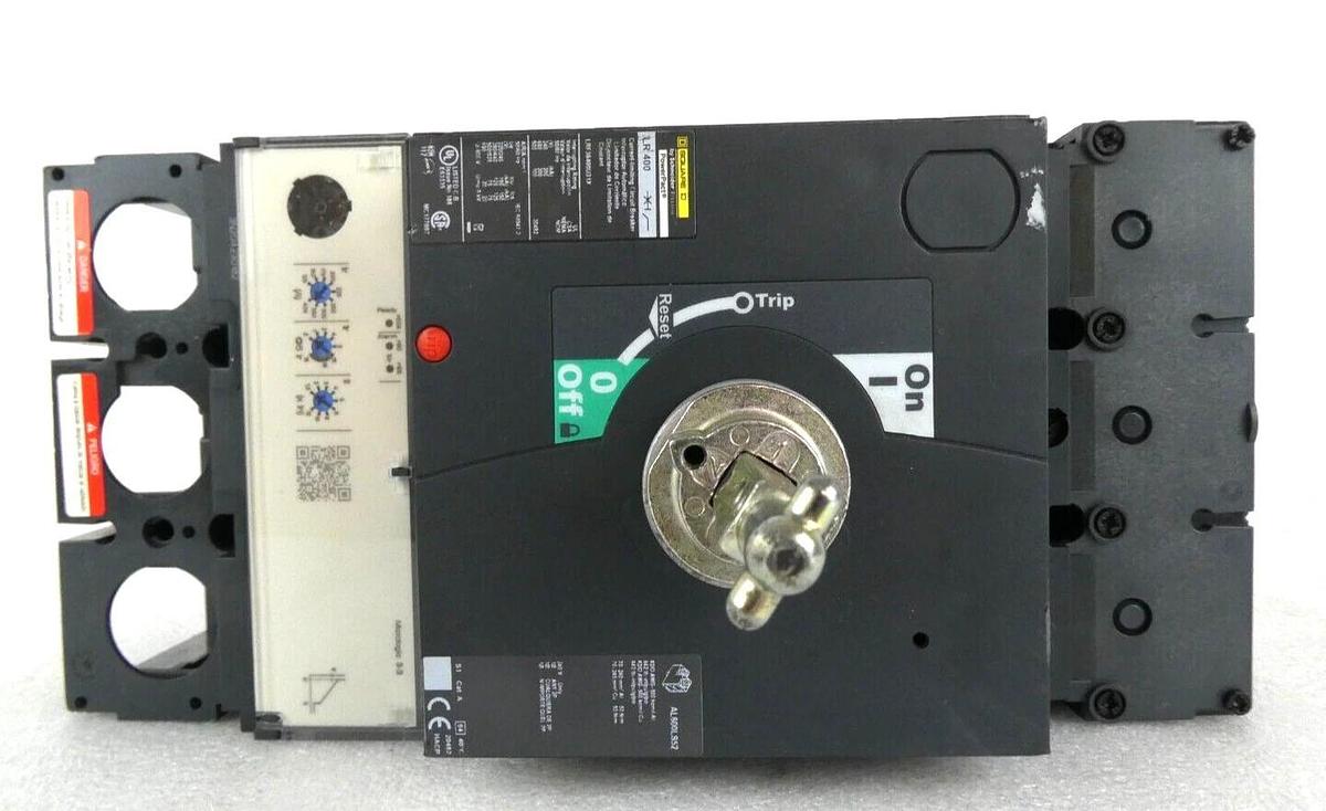 Used Schneider Electric LRF36400U31X 3-Pole Circuit Breaker PowerPact LR400 Working