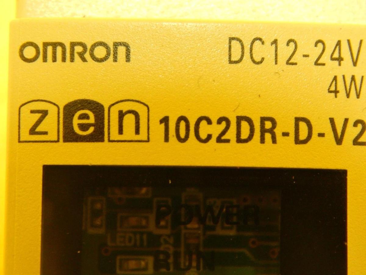 Used Omron ZEN-10C2DR-D-V2 PLC CPU Unit Lot of 2 TEL Tokyo Electron PR300Z Used