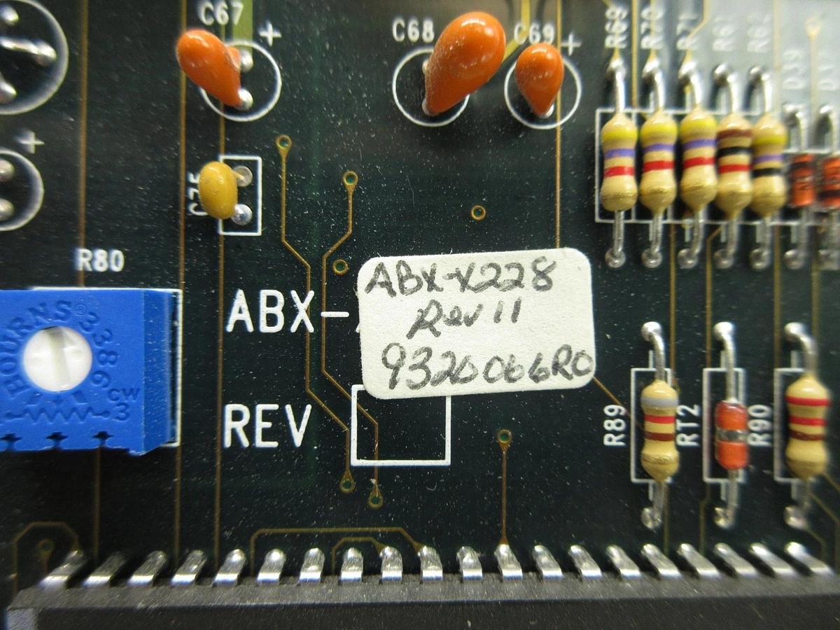 Used ETO Ehrhorn Technological Operations ABX-X228 RF Generator Controller PCB Rev 11
