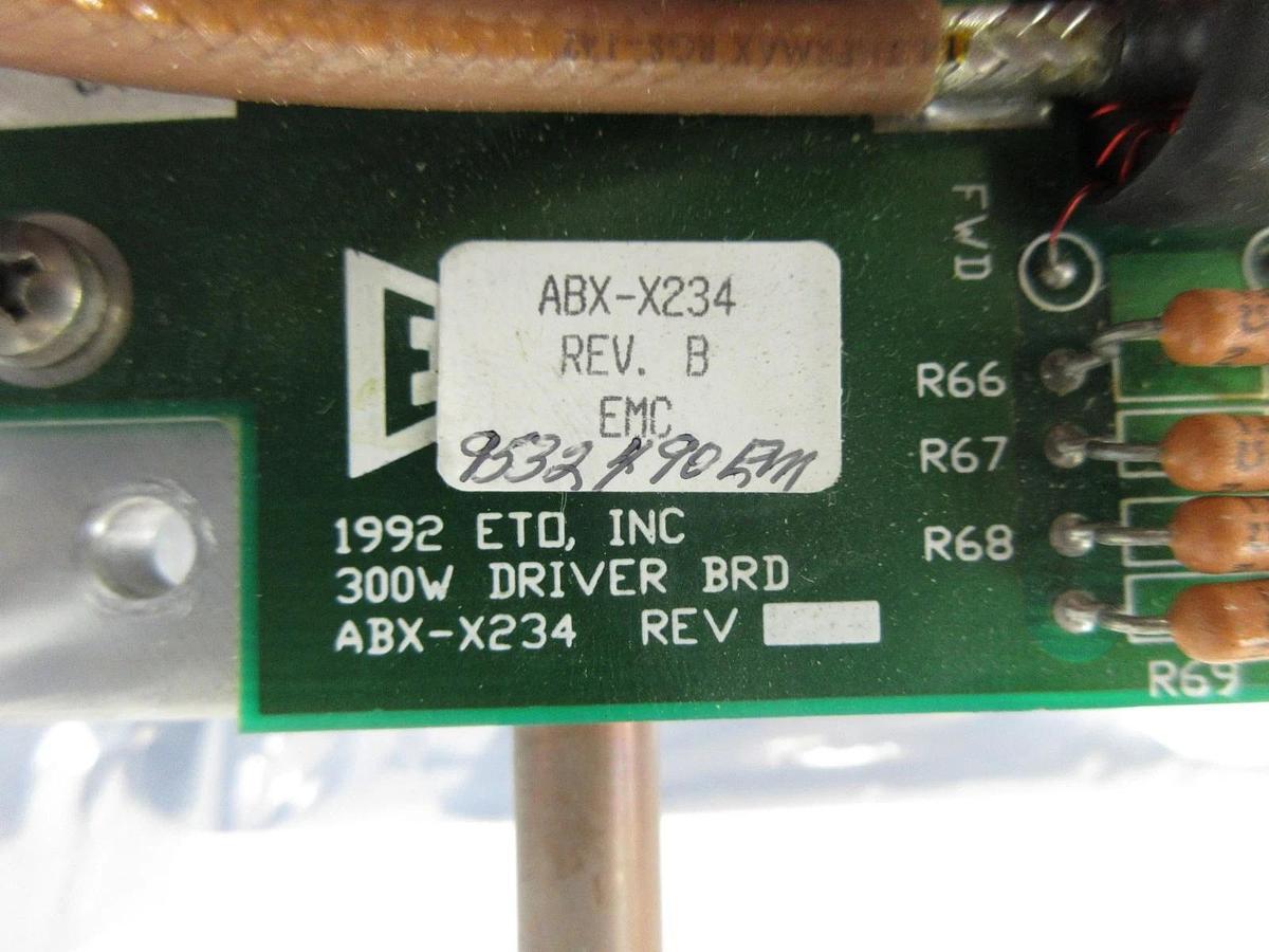 Used ETO Ehrhorn Technological Operations ABX-X234 300W Driver Board PCB Surplus