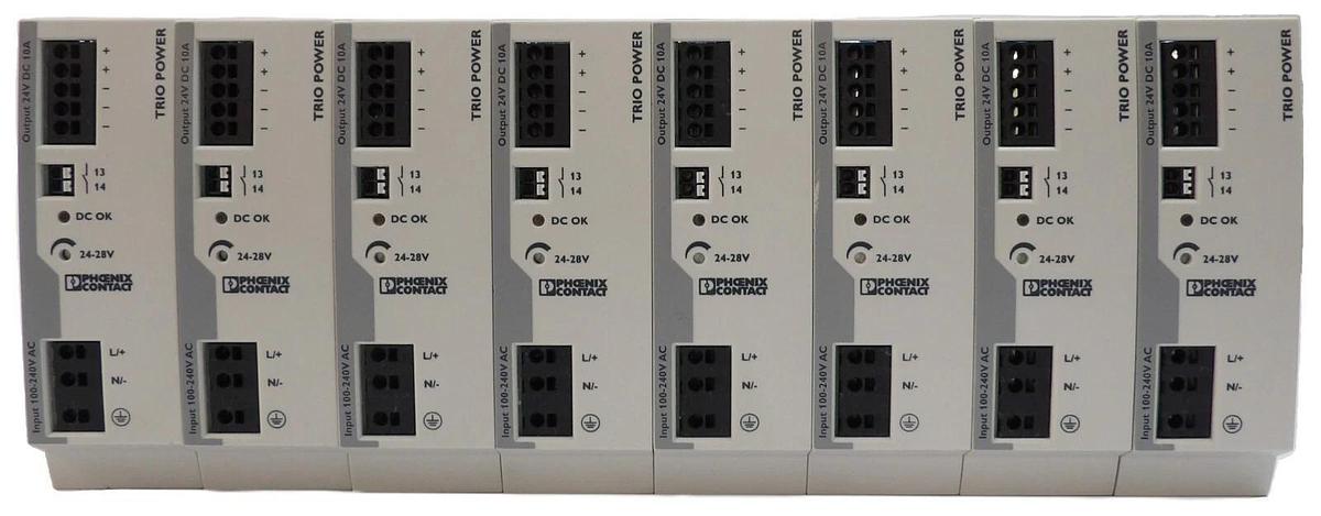 Used Phoenix Contact 2903149 Power Supply TRIO-PS-2G/1AC/24DC/10 Lot of 8 Working