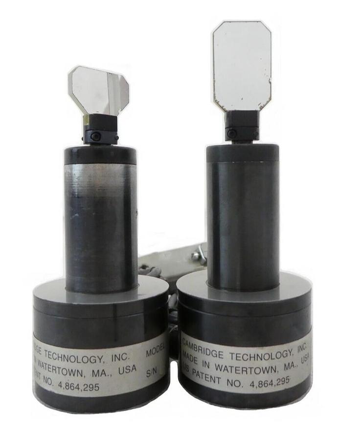 Used Cambridge Technology 6860 Scanning Mirror Assembly Set of 2 Working Surplus