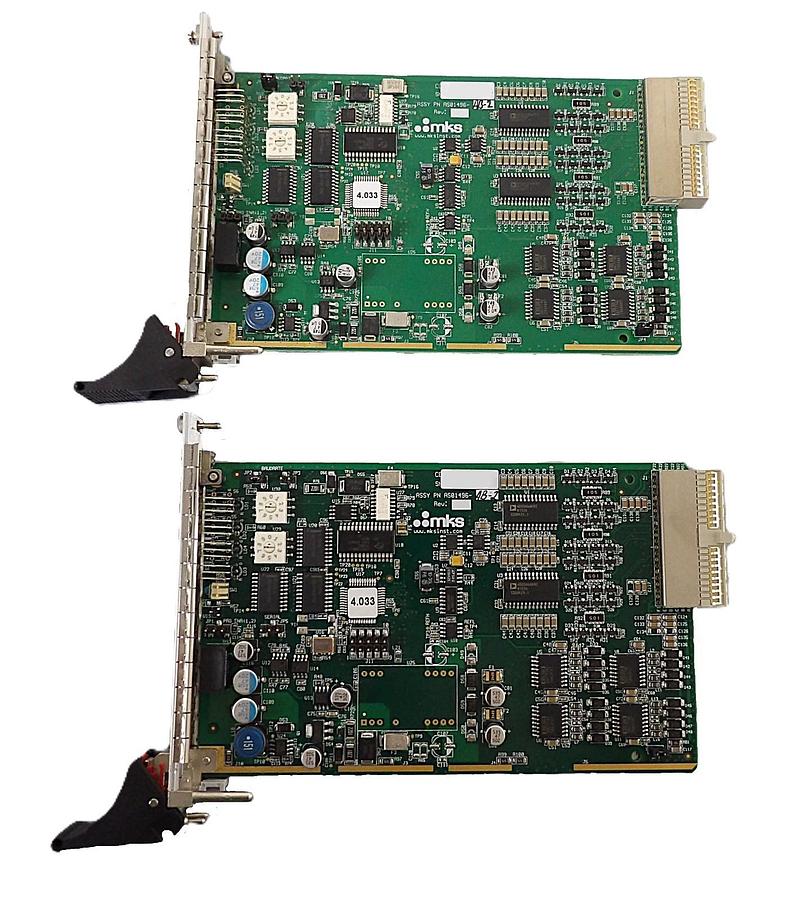 Used MKS Instruments AS01496-AB-2 Controller PCB Card CDN496R Lot of 2 Working