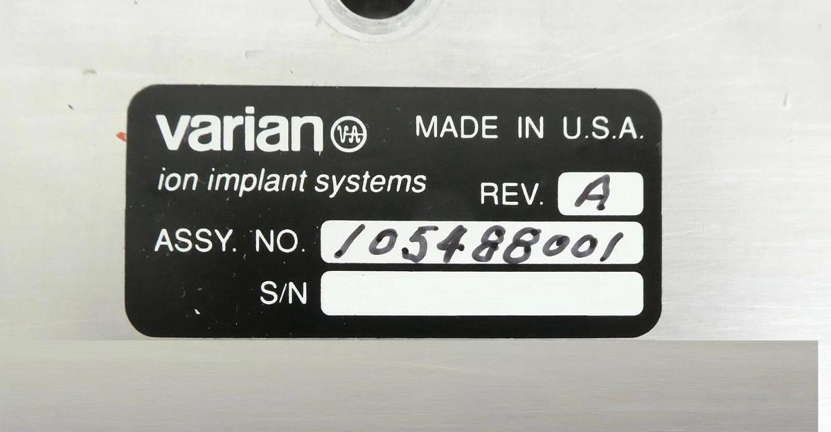 Refurbished Varian Ion Implant Systems 105488001 ES1 Faraday Cover Uptime+ Kit Refurbished