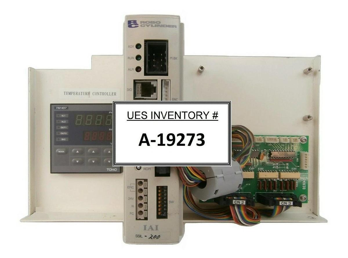 Used Hiranuma Sangyo AS-200 Robo Cylinder Controller Assembly IAI SSL-200 Working