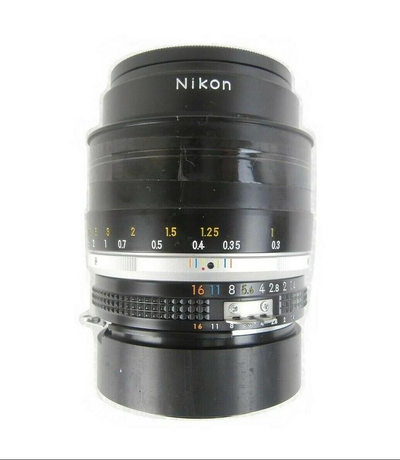 Used Nikkor 35mm 1:1.4 PPD Detector Camera Lens R60 Red Filter Nikon NSR Working
