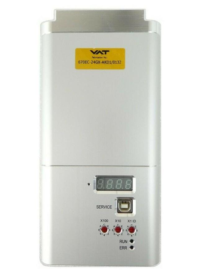Used VAT 670EC-24GX-AKD1 Valve Electronics Controller Module Working Surplus