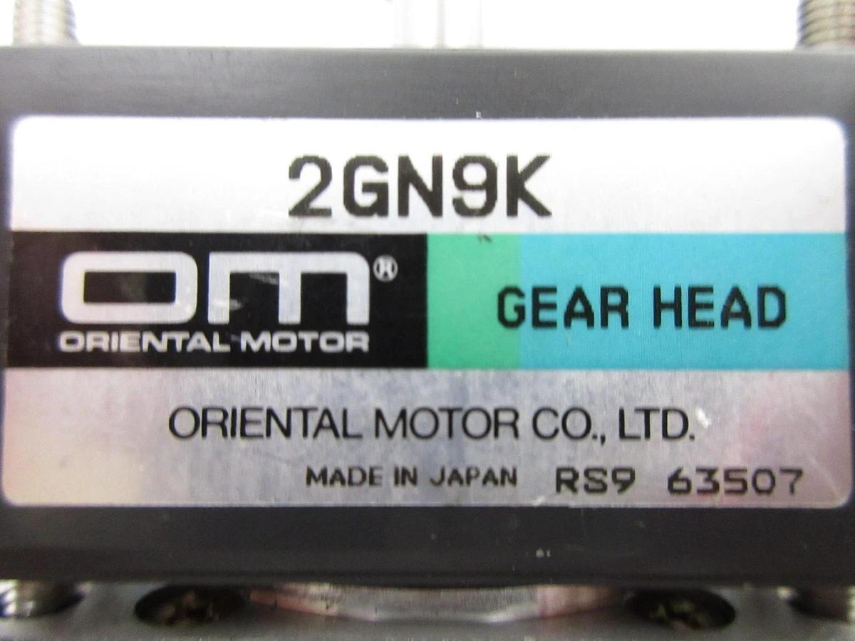 Used Oriental Motor SMK216A-GN Stepping Motor 2GN9K Gearhead Reseller Lot of 2 Used