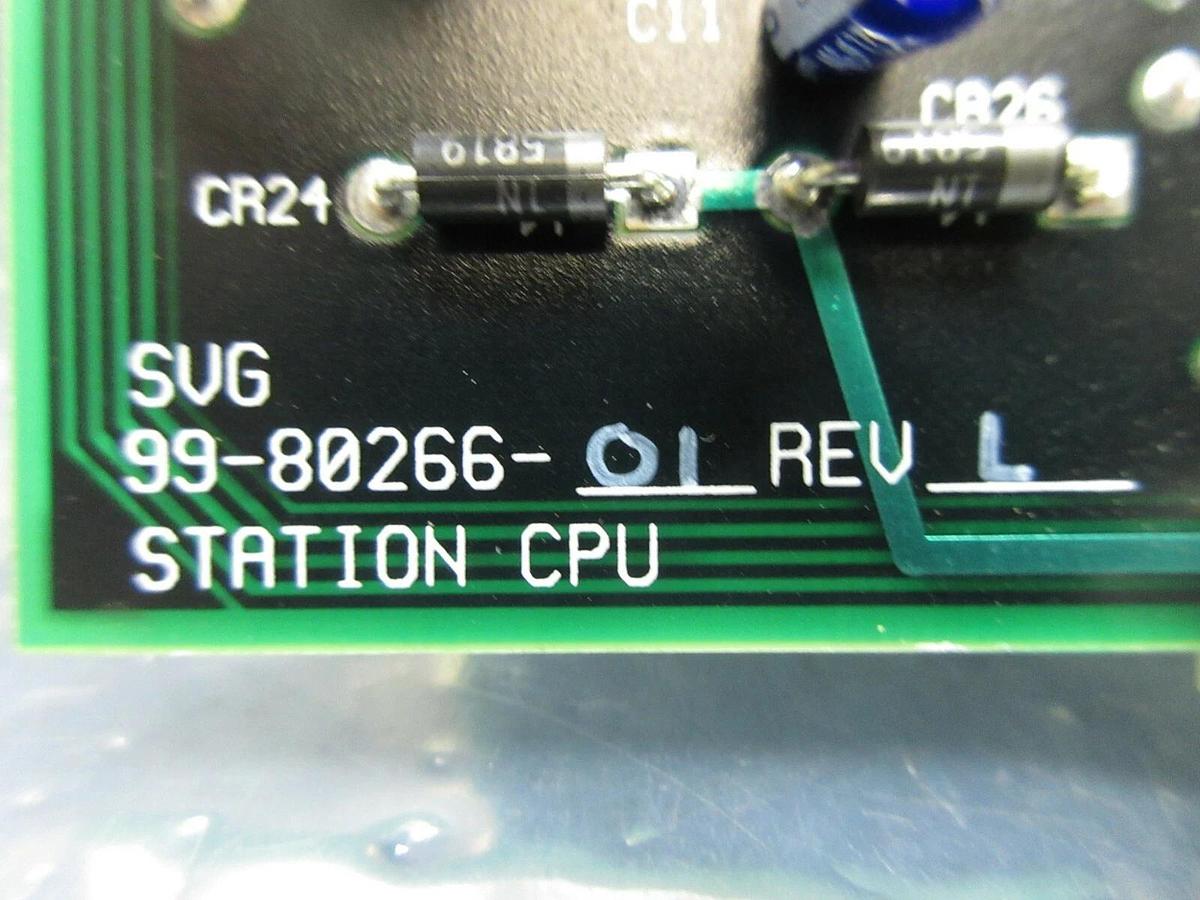 Used SVG Silicon Valley Group 99-80266-01 Stack Bake Station CPU PCB Card Rev. L Used