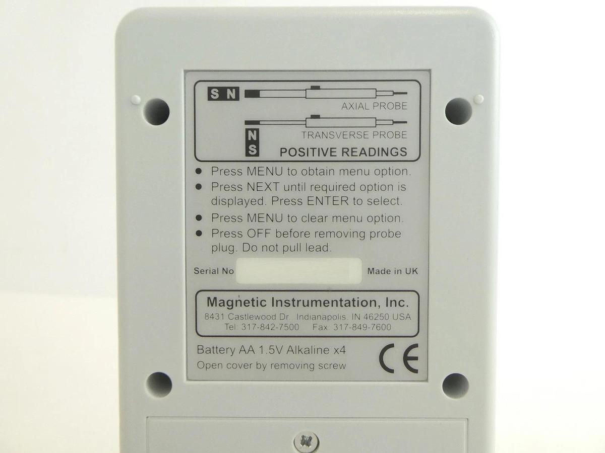 Used Magnetic Instrumentation 908A Microprocessor Controlled Gaussmeter Working