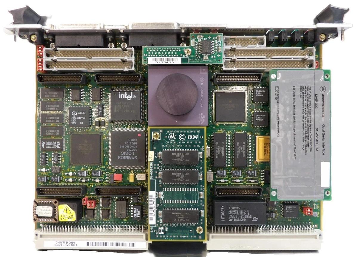 Used Motorola 84-W8960B01F Single Board Computer PCB MVME 162-533A Lot of 3 Working