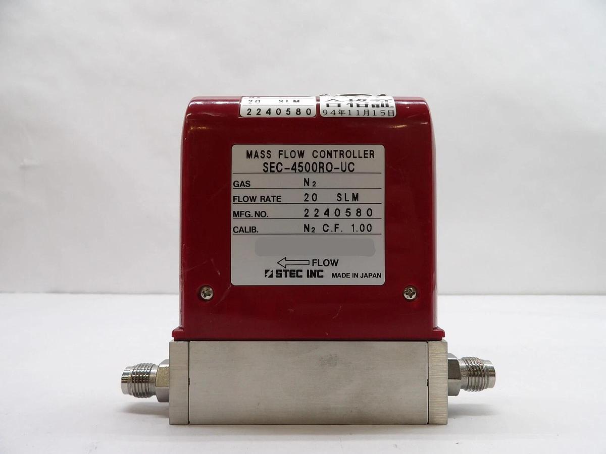 Used Horiba STEC SEC-4500R0-UC Mass Flow Controller MFC 20 LM N2 Lot of 9 Working