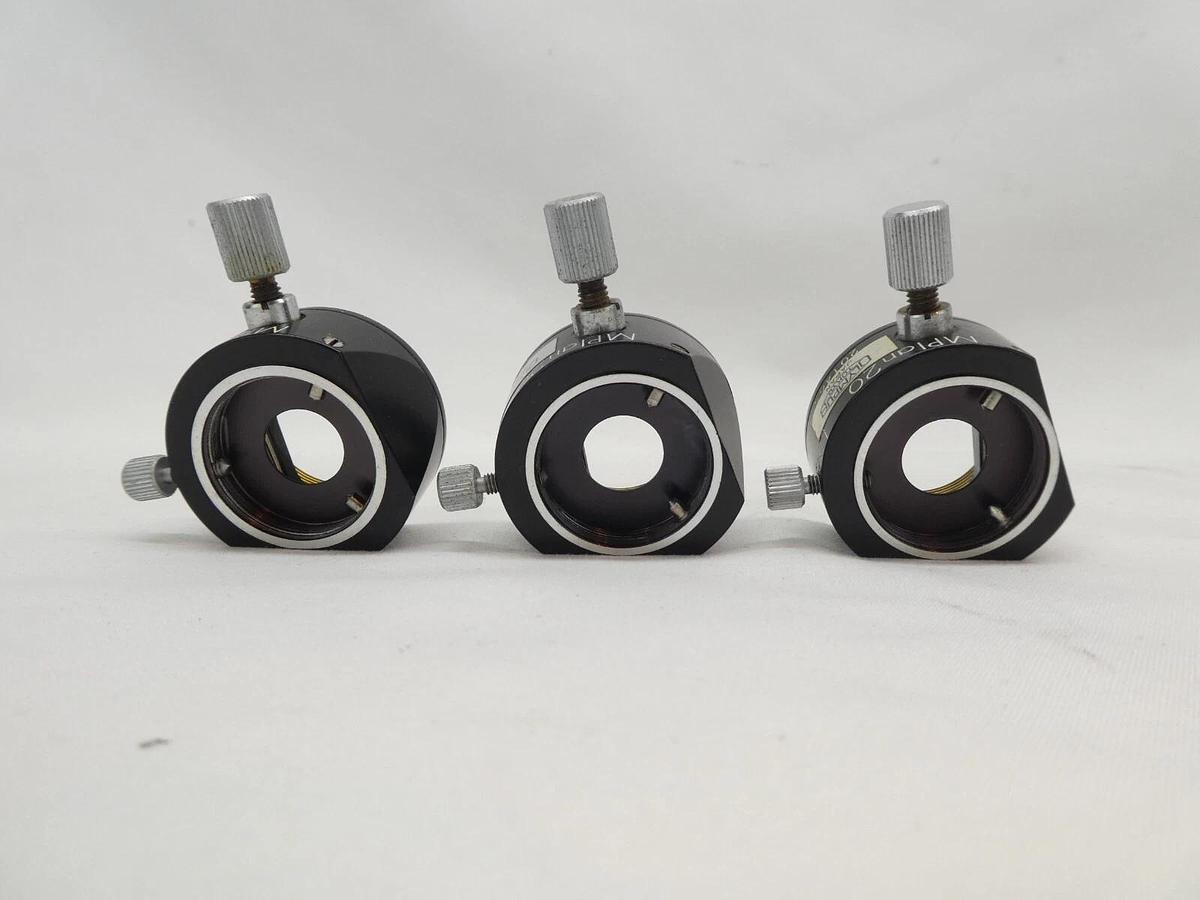 Used Olympus MPlan DIC Prism MPlan100 MPlan40 MPlan20 MPlan10 MPlan5 Lot of 13 Spare