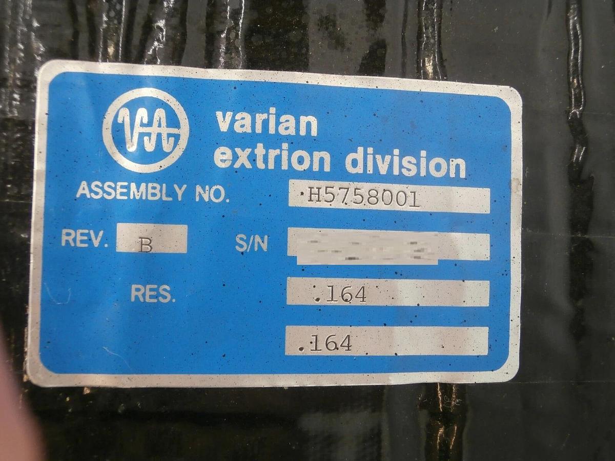 Used Varian Extrion H5758001 Angle Corrector Coil Assembly Working Surplus