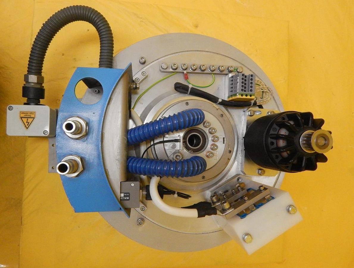 Used Balzers BG 445 013-S Cooling Lid Motor Assembly BG 545 649-T Surplus Surplus