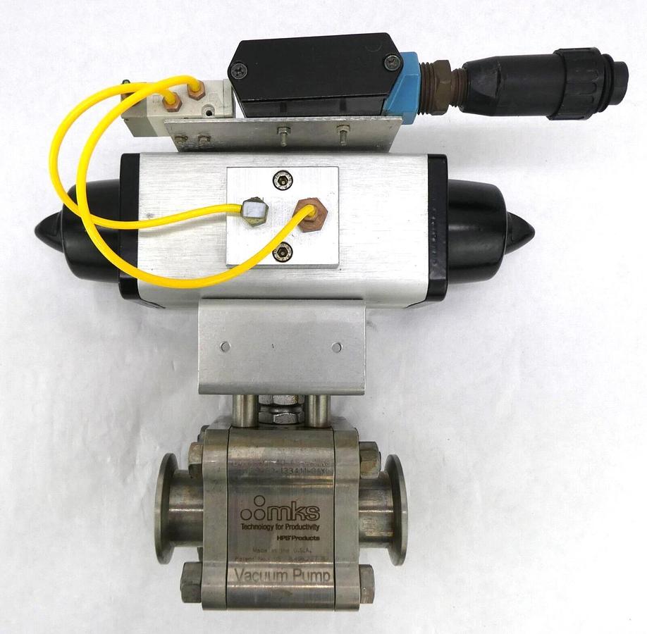 Used MKS Instruments D4150-QF40-AS-H-MKS Ball Valve S102960-133411-01XL Working
