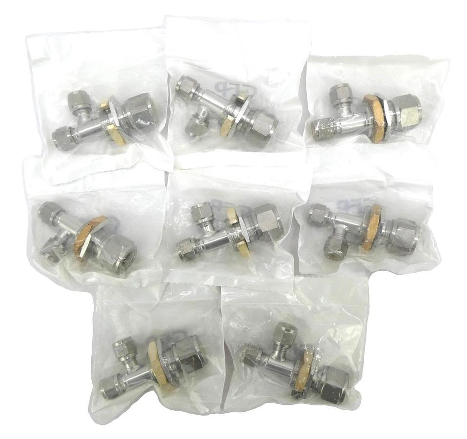 Used Gasflo Products BHD-809-604896 Fitting Assembly Reseller Lot of 8 New Surplus