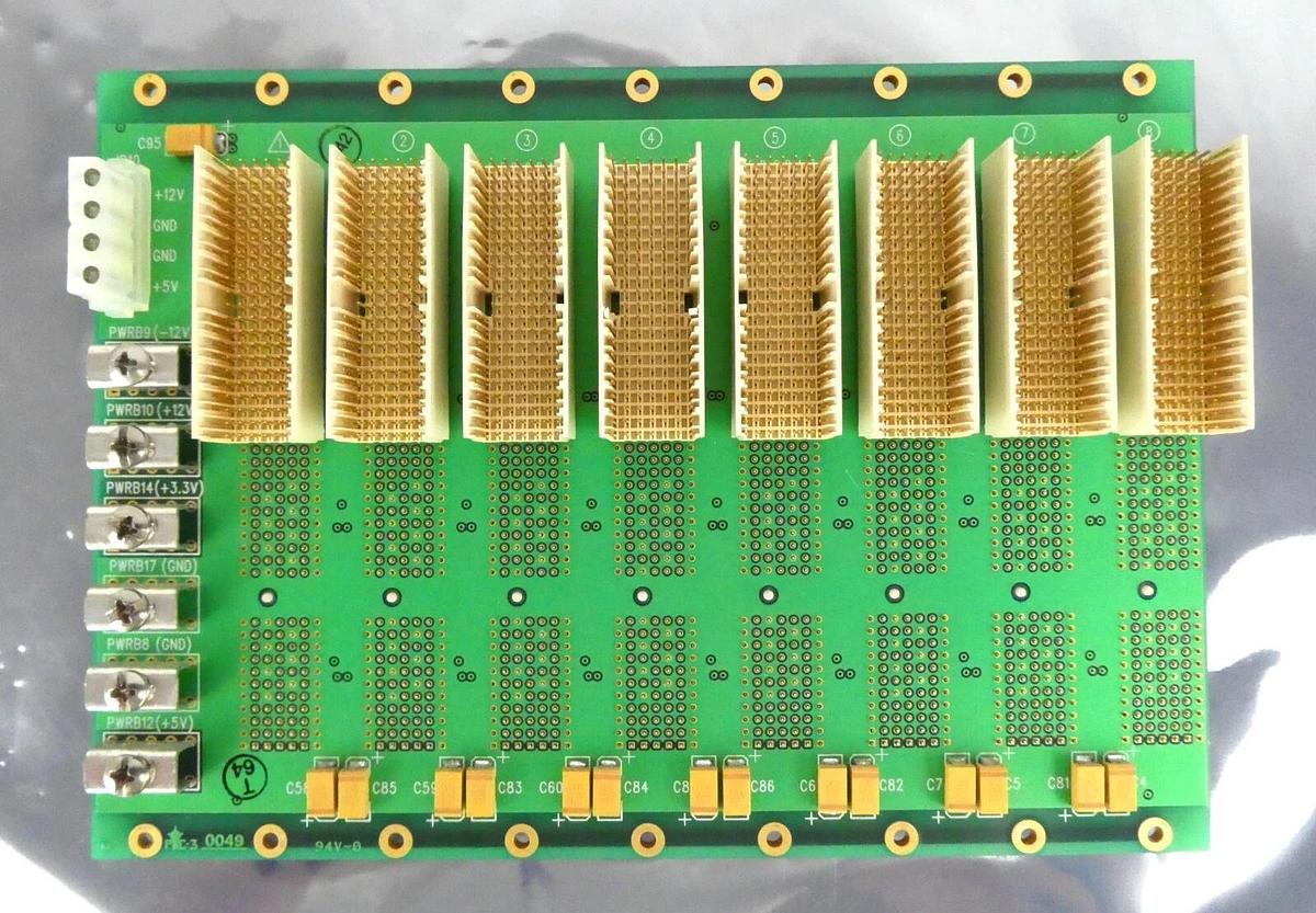 Used OSS One Stop Systems OSS-BP-3U-8 Backplane PCB Board Working Surplus