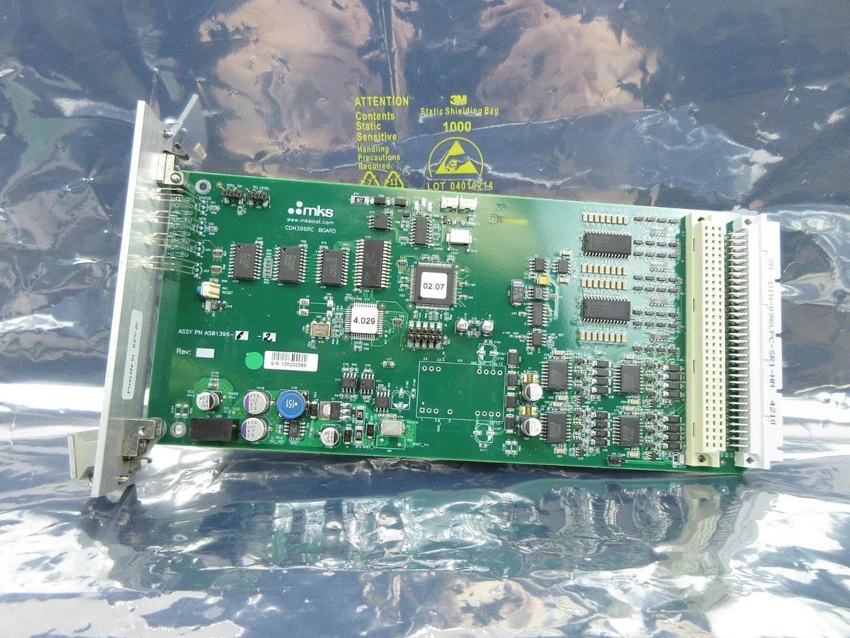 Used MKS Instruments 01396-01 Interface Card PCB AMAT 0190-37895 Used Working