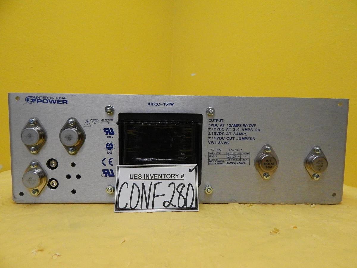 Used International Power IHDCC-150W Power Supply Used Working