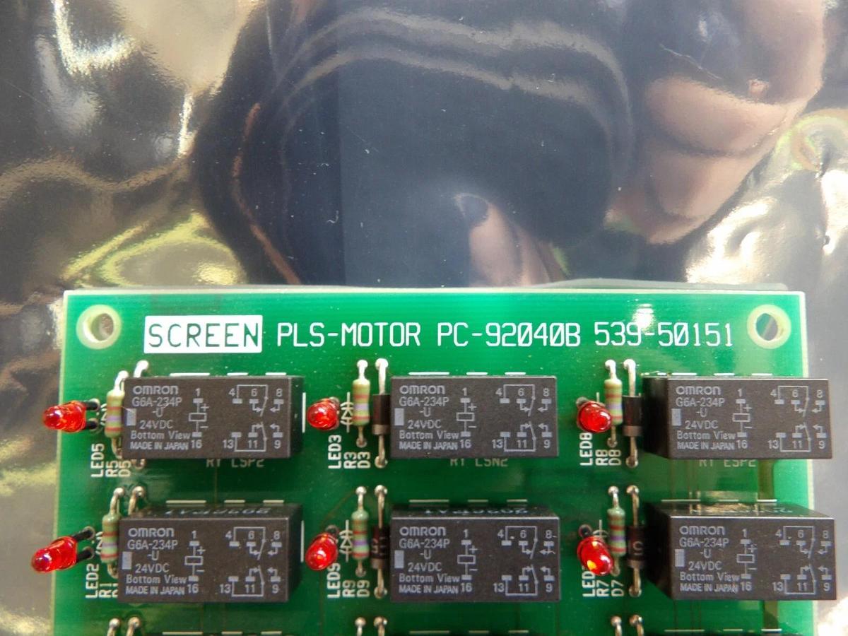 Used Screen 539-50151 PLS-Motor PCB Assembly PC-92040B Reseller Lot of 3 Working