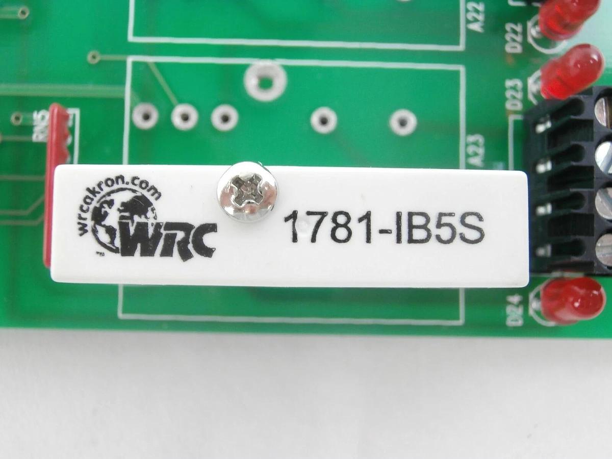 Used CyberResearch Module Color Code 24-Channel Input Interface 1781-IB5S PCB Working