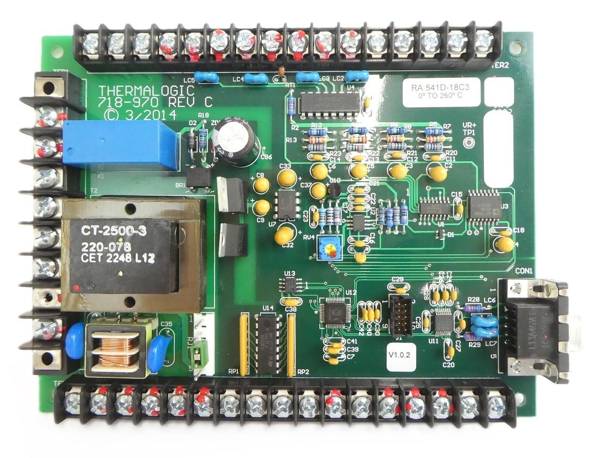 Used Thermalogic 718-970 Temperature Control PCB Assembly Working Surplus