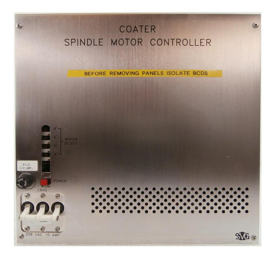 Used SVG Silicon Valley Group Coater Spindle Motor Controller SC154-040-08 90S Spare