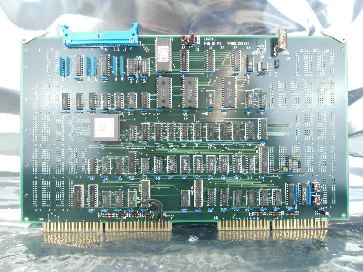 Used JEOL AP002128(01) Processor Board PCB Card FIS(3)PB JSM-6400F Used Working