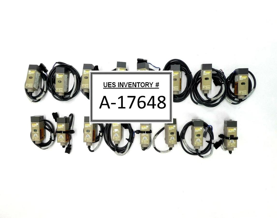 Used Omron E3L Photoelectric Switch E3L-2LRC4 E3L-2DC4 Lot of 16 Working Surplus
