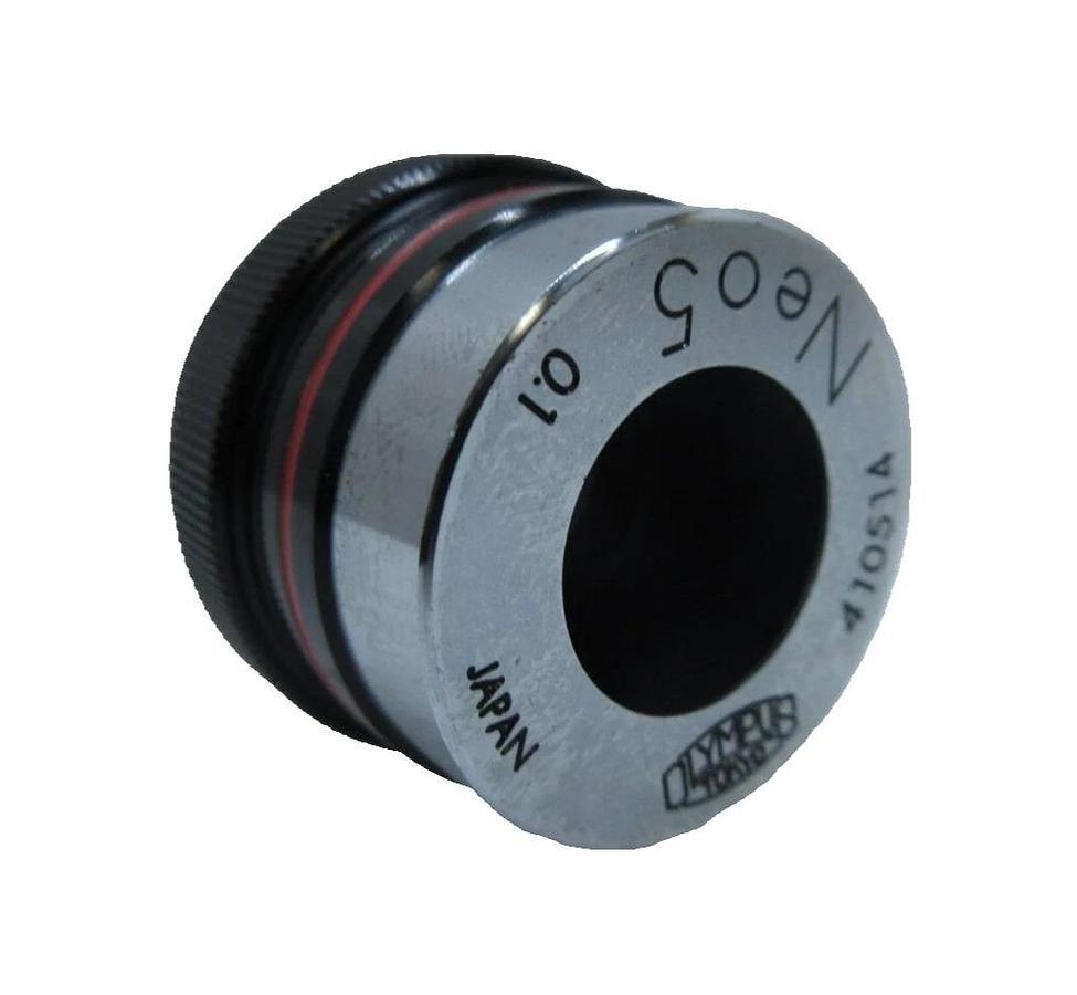 Used Olympus Microscopy Neo5 Microscope Objective 0.1 Working Surplus