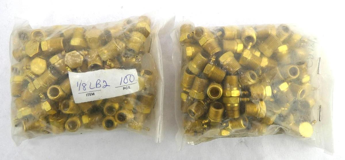 Used Varian 2747030 Elbow Fitting Barb 0.078 Reseller Lot of 200 Working