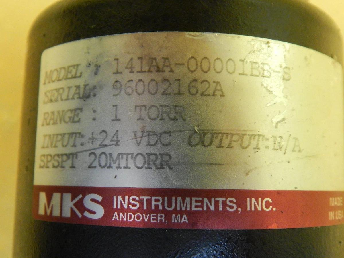 Used MKS Instruments 141AA-00001BB-S Baratron Vacuum Switch Type 141 Tested Working