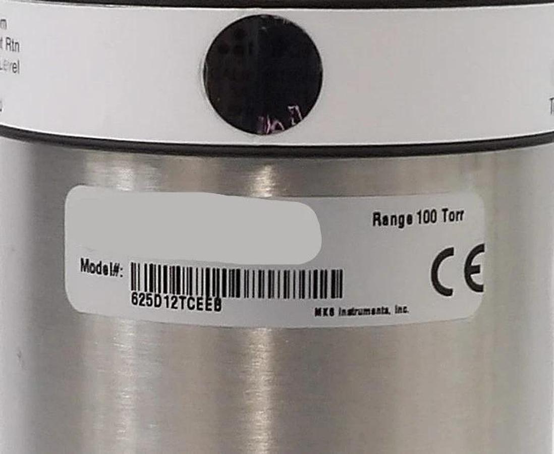 Used MKS Instruments 625D12TCEEB Baratron Capacitance Manometer Lot of 2 Working