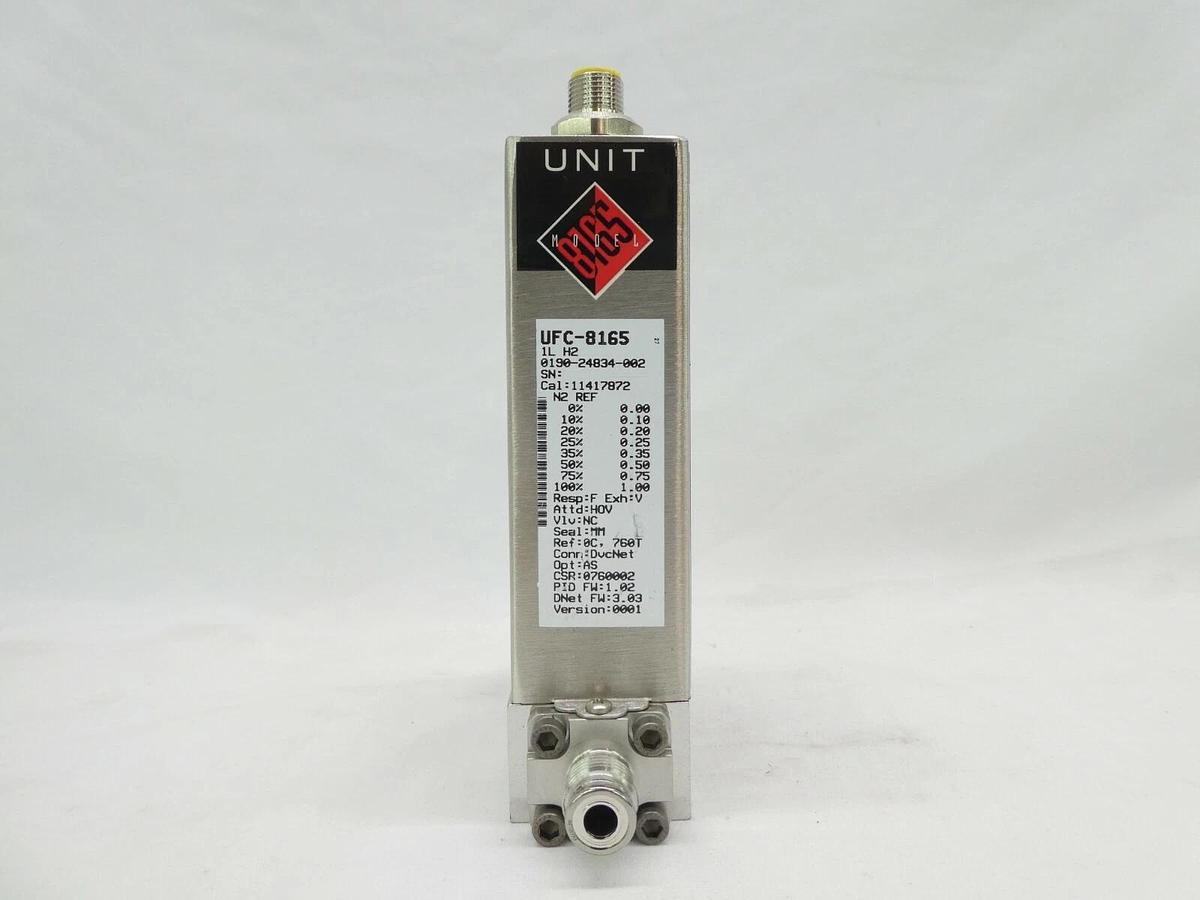 Used Celerity UFC-8165 Mass Flow Controller MFC AMAT 0190-24834 1L H2 Working Spare
