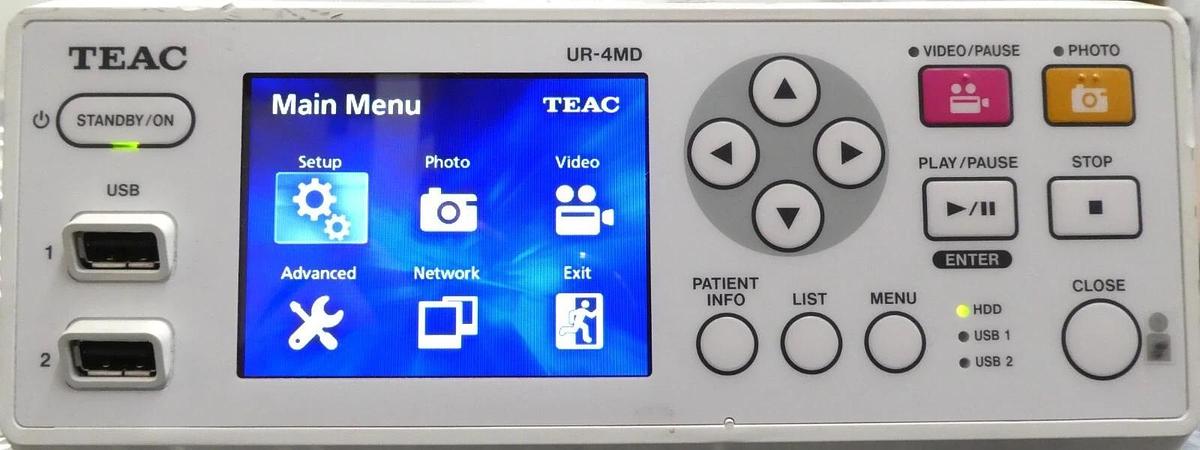 Used TEAC 04907034602001 High-Definition Digital Video Recorder UR-4MD Working Spare