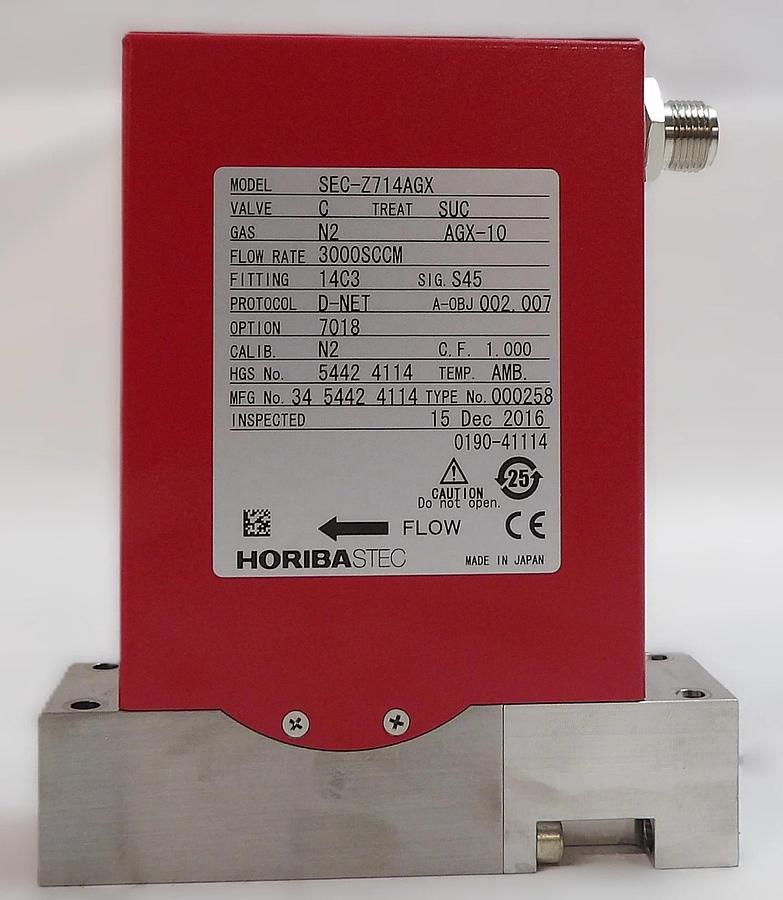 Used Horiba STEC SEC-Z714AGX Mass Flow Controller MFC 3000SCCM Lot of 4 Surplus