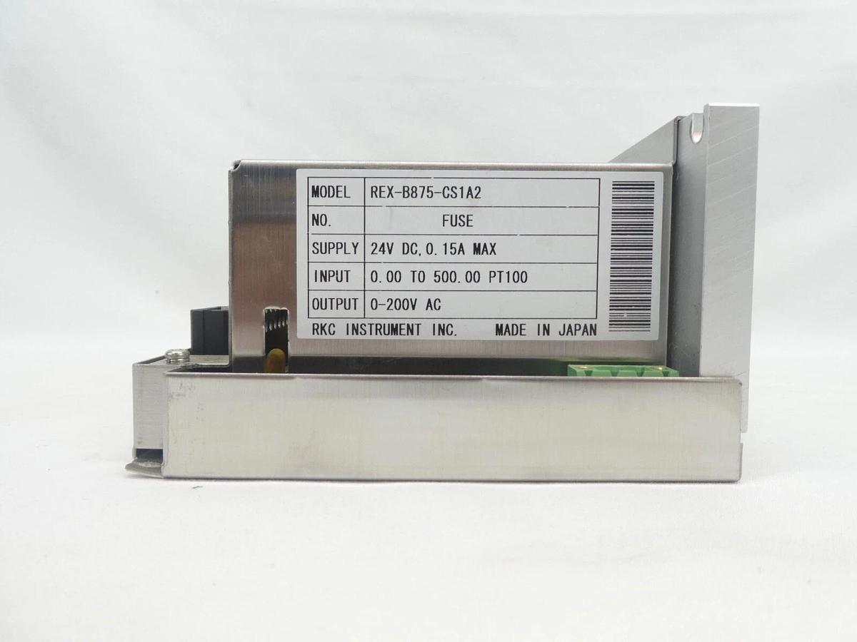 Used RKC Instrument REX-B875-CS1A2 Temperature Controller TEL Lithius Working Surplus