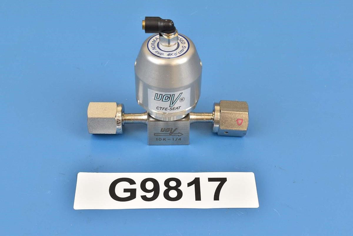 Used Motoyama SUSF316L Pneumatic Valve Normally Closed