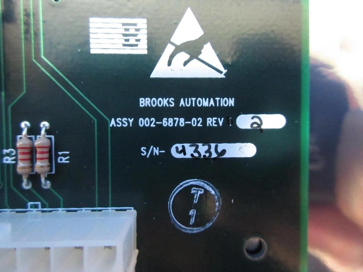 Used Brooks Automation 002-6878-02 Circuit Board PCB 002-8700-10 Used Working