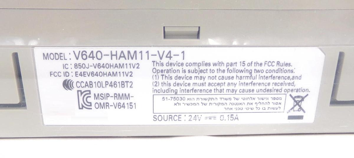 Omron V640-HAM11-V4-1 Amplifier Unit Assembly V640 Series New