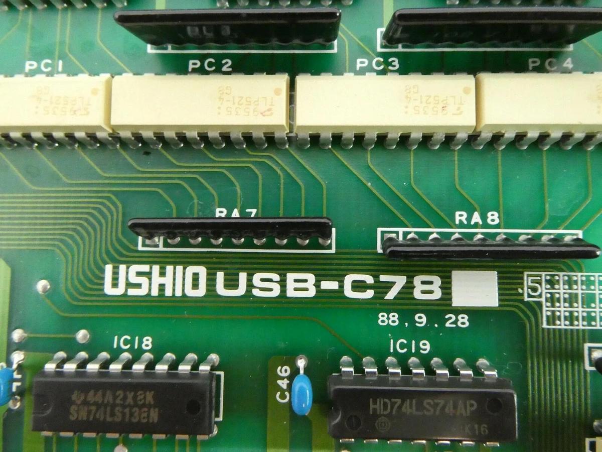 Used Ushio USB-C78 PCB Card A105 9510 SVG 90S Lithography System Working Spare