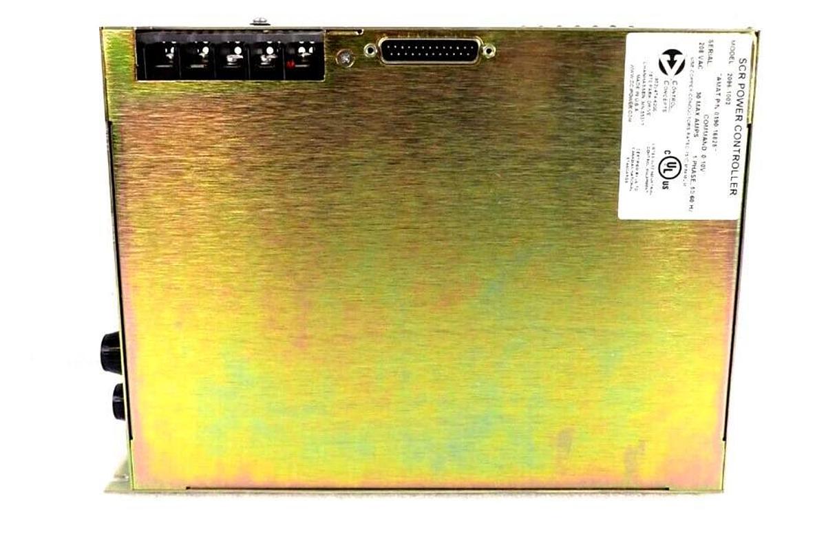 Used Control Concepts 2096-1002 SCR Power Controller AMAT 0190-16825 Working Surplus