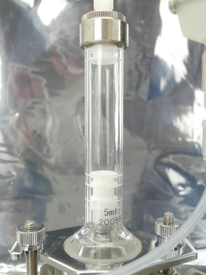 Used Hiranuma Sangyo B-200B Buret Sampler 5ml Assembly PCB C232890 AS-200 Working